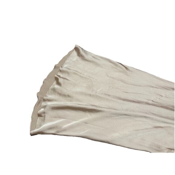 Show Me Your Mumu Verona Satin Dress Sz XS Champagne Silky Cowl Neck Midi Slip - Picture 6 of 8